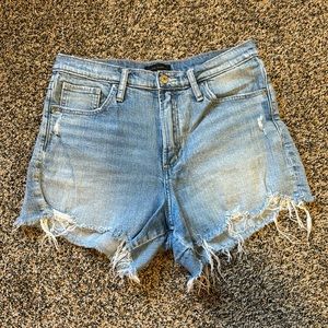 Silver Jean Shorts